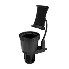 ToughTested Tough and Thirsty Big Mouth Cupholder Mount with Universal Phone, GPS, and Tablet Grip