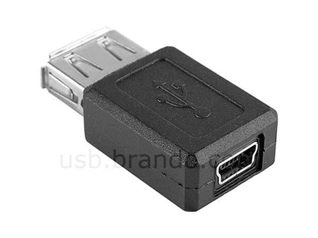 USB Female to Mini USB Male adapter | TekShack