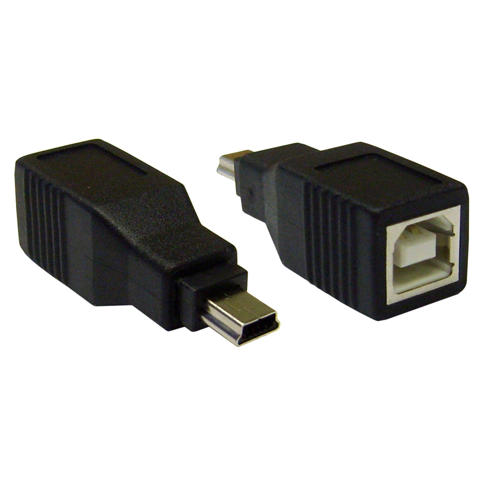 USB Type- B Female to USB Mini Male