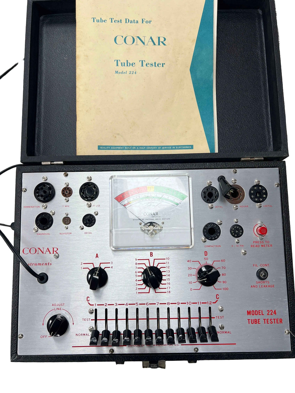 Vitnage Conar Model 224 Tube Tester (Pre-Owned)