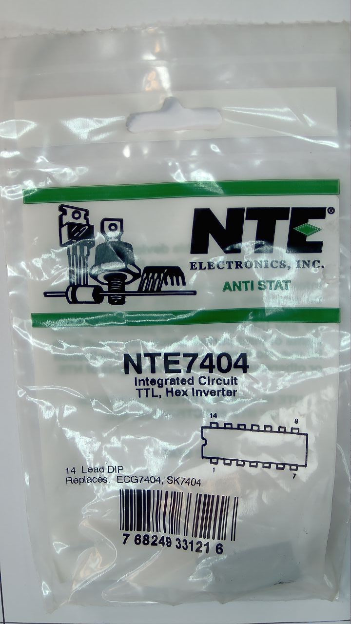 NTE7404 IC TTL, HEX Inverter