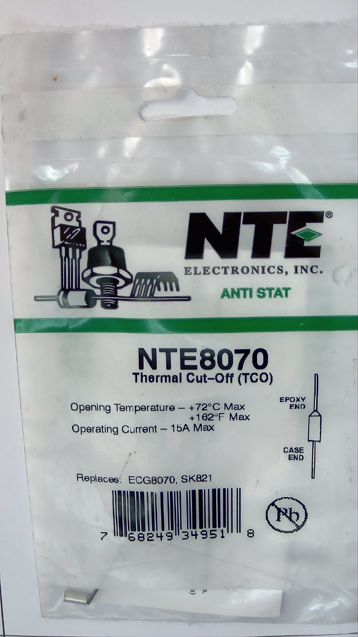 NTE8070 Thermal Cut-off (TCO)