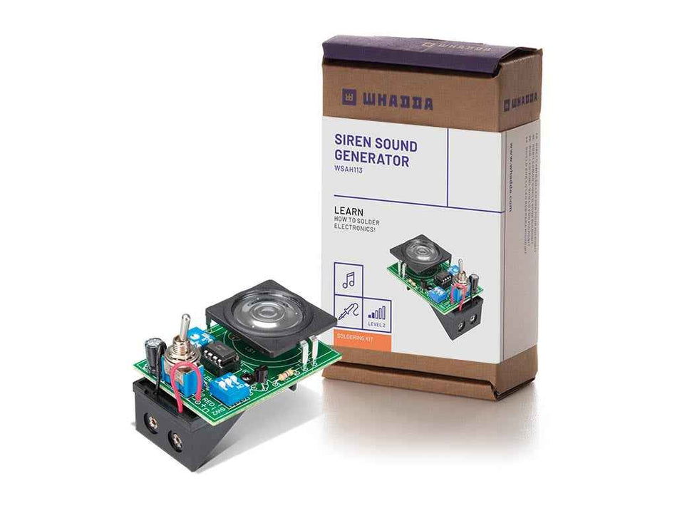 Whadda Siren Sound Generator Soldering Kit WSAH113 – TekShack