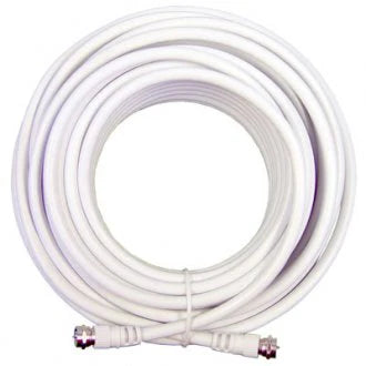 Wilson White RG6 30ft Low Loss Coax Cable