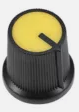 Knob (1Pcs) YELLOW Potentiometer Knob (1/4in)