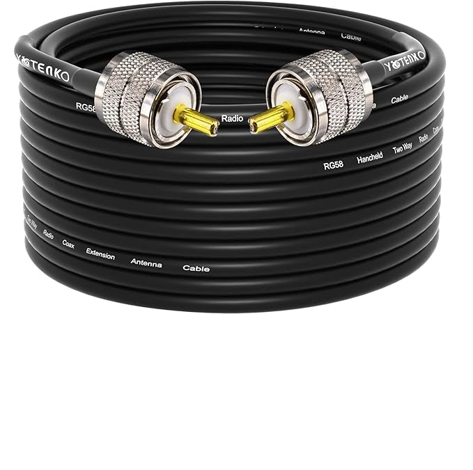 YOTENKO RG58 Coaxial Cable 49.2ft