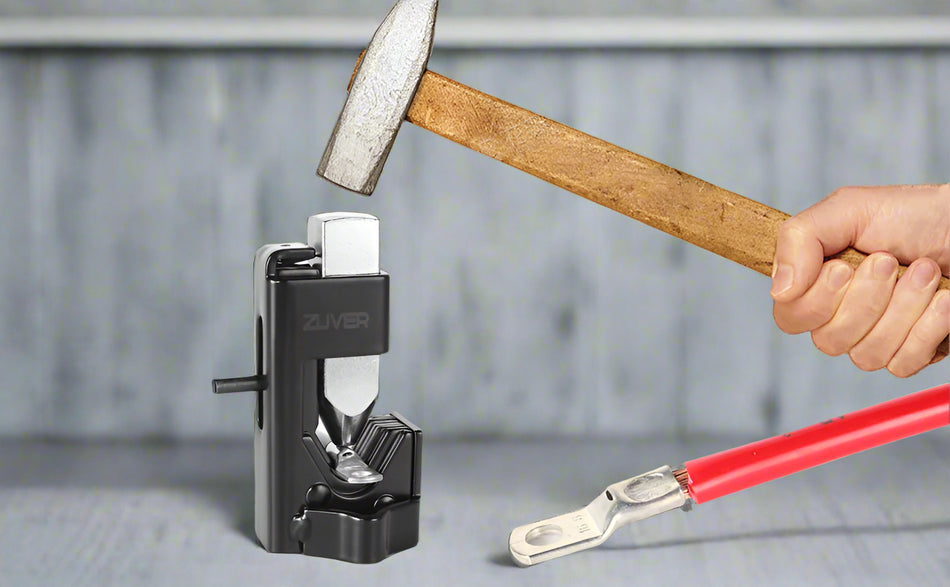 ZUVER Hammer Lug Crimper Tool – 8 to 4/0 AWG Cables