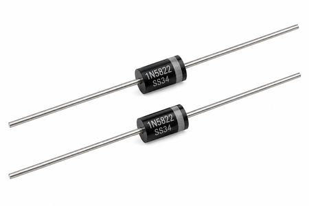 1N5822 Schottky Rectifier Diode – 3A 40V DO-201AD (2-Pack)