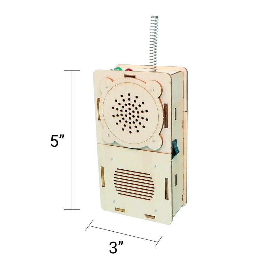 Build & Learn Walkie-Talkie STEM Kit, Set of 2