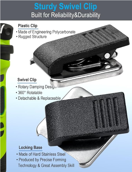 Commountain Heavy Speaker Mic Compatible for Baofeng, Kenwood, Pxton, Retevis, Anytone, TYT, Puxing, Wouxun and Samcom Radios BF-F8HP UV-82HP UV-5R UV82 UV82C UV5R5 UV5RA UV5RE UV5X3 and Kenwood BTECH Retevis Samcom Radios, Walkie Talkie Microphone