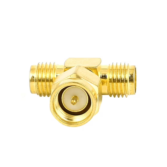 SMA T-Shape Connector Male to x2 Female