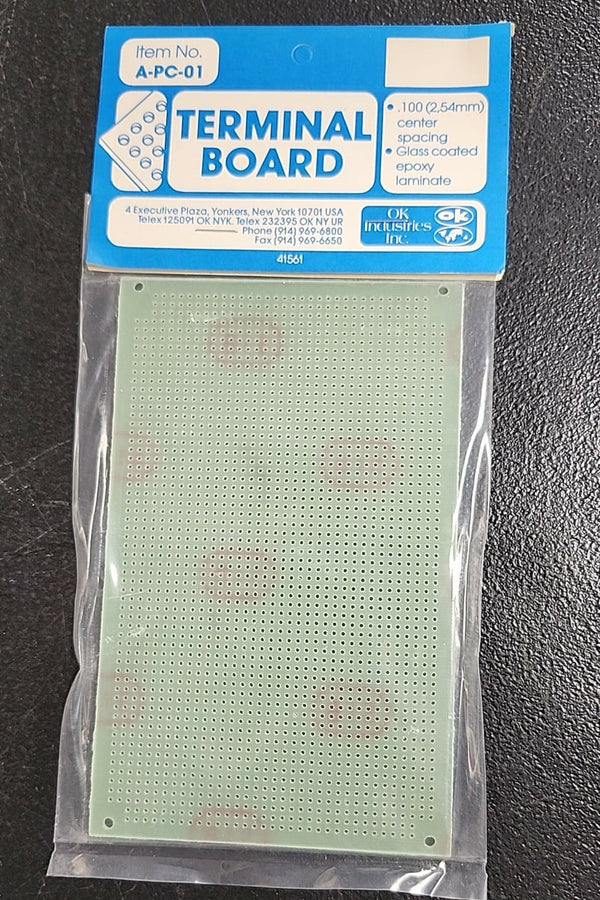 A-PC-01 Terminal Board 0.1" Spacing Epoxy Laminate