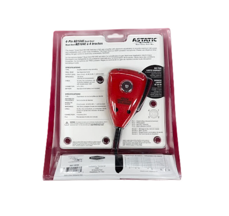 Mobile Road Devil Microphone, 4-Pin (Red)