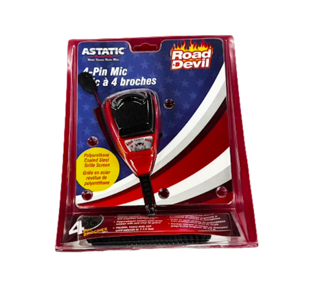 Mobile Road Devil Microphone, 4-Pin (Red)