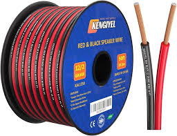 Kengiyel 18/2 Gauge AWG 150ft Speaker Wire Cable - Red/Black