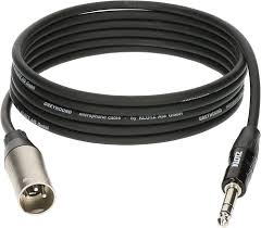EBXYA 1/4'' TS Mono Guitar to XLR Male Unbalanced Cable 3 Ft