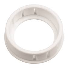 Jandorf Conduit Bushing, Nylon, White, 1 In Dia Panel Hole, 0.453 In Thick Panel 2pk #61431