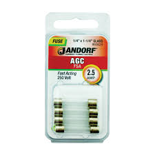 Jandorf Fuse Agc 15a Fast Acting 1/4" x 1-1/4" Glass #60629
