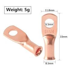8 GA Term Electr Lug Tblr Copper 1/4 5 per bag