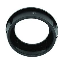 Jandorf Conduit Bushing, Nylon, Black, 1-1/16 in Dia Panel Hole, 0.453 in Thick Panel 2pk #61425