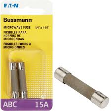 Bussmann 15 Amps Fast Acting Microwave Fuse 2 Pk