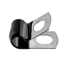 Noble part#2215,3/8" vinyl insulated clip, sold as a pack of 7.