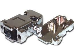 Shielded 9 Pin Metalized D-Sub Hood - Elongated