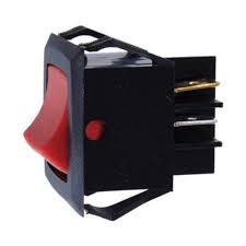 Switch Rocker Red CURV ON/OFF 4