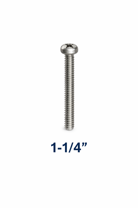 #6-32#8-32 Phillips Pan Head Machine Screws, 304 Stainless Steel – Electrical Wall Plate & Switch Mounting Screws