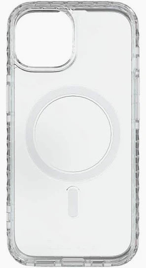 iPhone 15, Crystal Clear, Magnitude Cellphone Case, MagSafe Compatible Case, cellhelmet