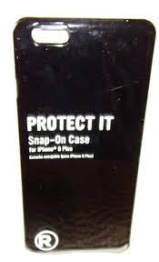 iPhone 6 (4.7") Protect It Snap-On Case, Black RadioShack