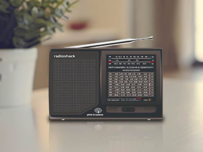 RadioShack World Receiver Portable Radio – AM/FM/SW/TV Bands