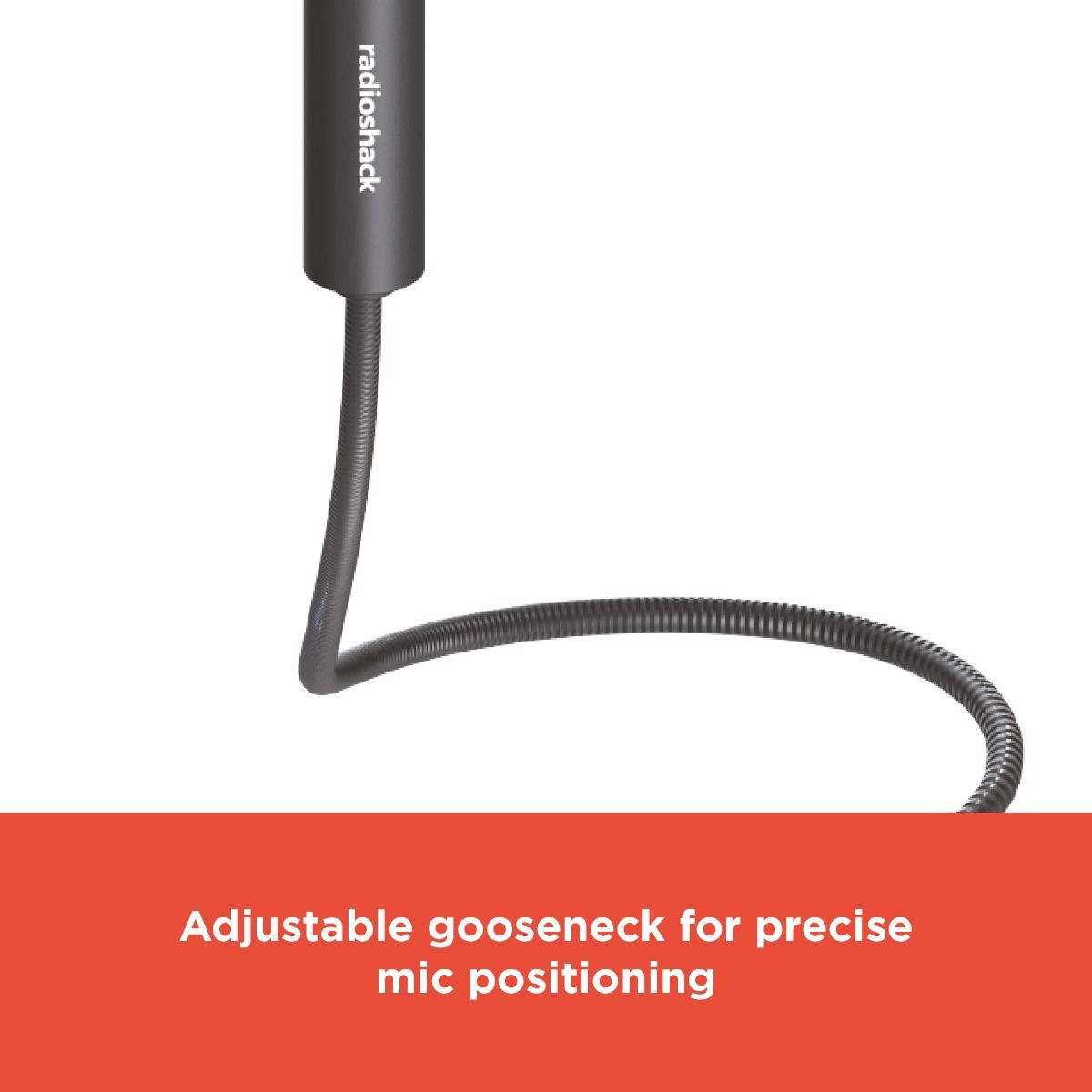 RadioShack USB Computer Microphone – 360° Omnidirectional Plug-and-Play