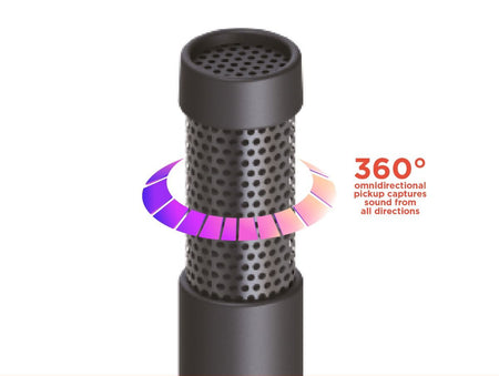 RadioShack USB Computer Microphone – 360° Omnidirectional Plug-and-Play