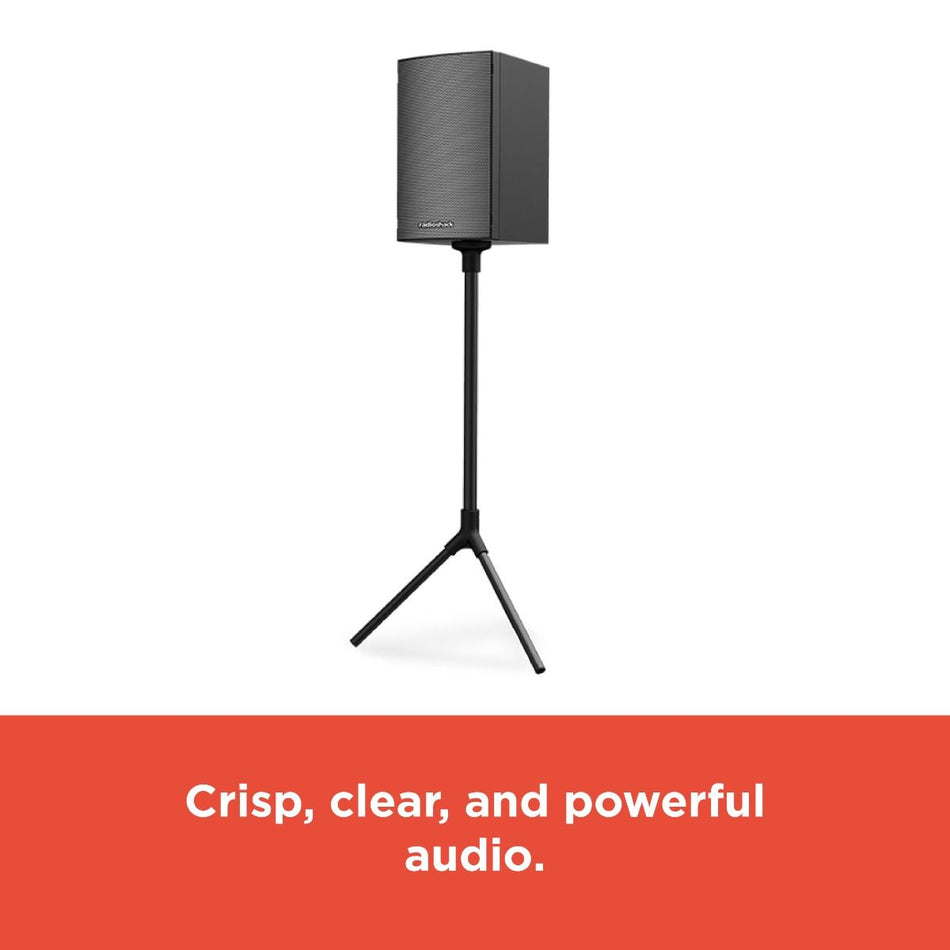 RadioShack 240W Tower Speaker with FM Radio & Karaoke Function