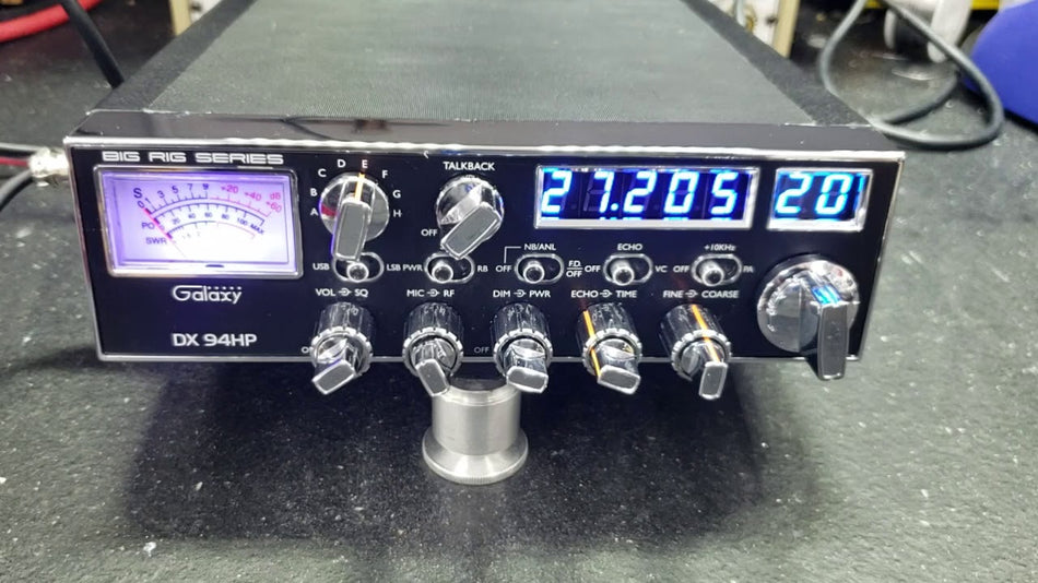 Galaxy DX94HP 10/11 Meter AM/SSB Mobile Radio (Pre-Owned, Export Mod)