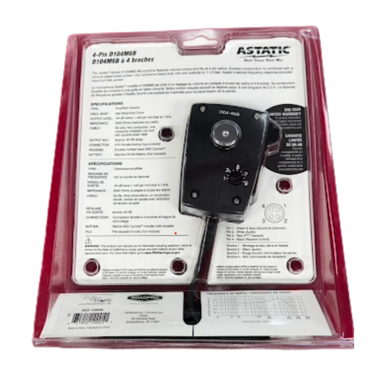 Mobile Power Microphone, 4-Pin