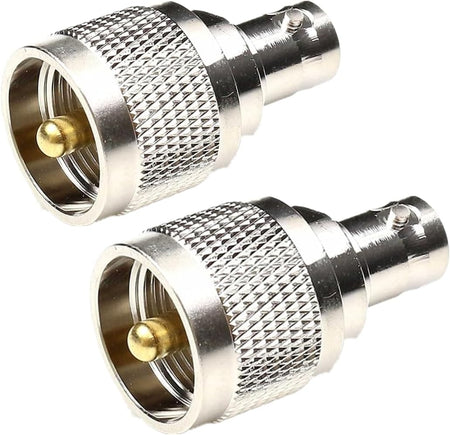 RF Coaxial Adapter BNC Female to UHF Male PL-259 Connector