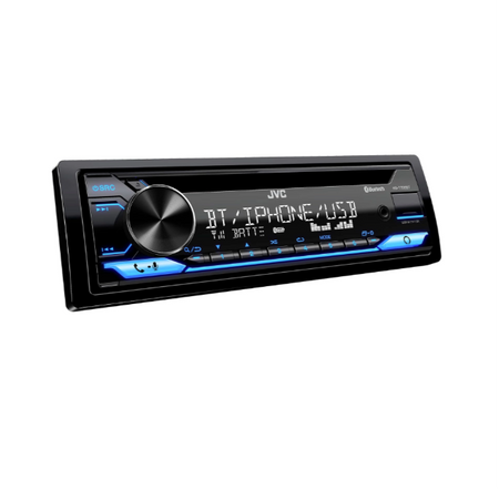 JVC KD-T720BT Single DIN CD Receiver with Bluetooth