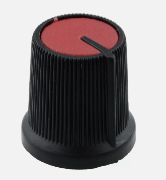 Knob (1Pcs) RED Potentiometer Knob (1/4in)