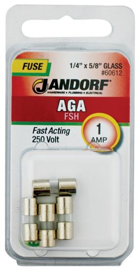 Jandorf Fast Acting 250 Volt 1 Amp Fuse #60612