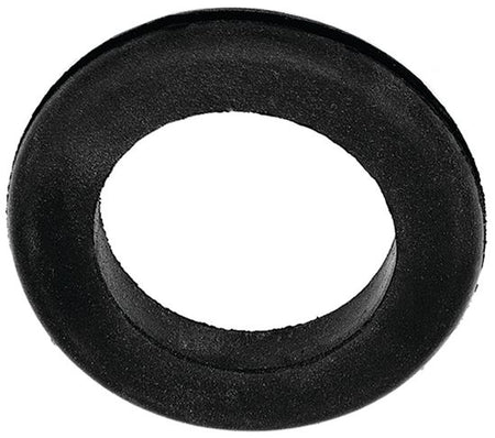 Jandorf Grommet, 5/8 in ID, 1-1/8 in OD, Rubber, Black, 5/16 in Thick Panel 2pk #61492