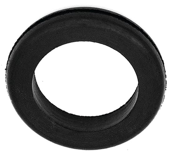 Jandorf Grommet, Rubber, Black, 11/32 in Thick Panel 2pk #61490