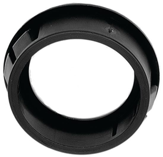 Jandorf Conduit Bushing, Nylon, Black, 1 in Dia Panel Hole, 0.453 in Thick Panel 2pk #61430