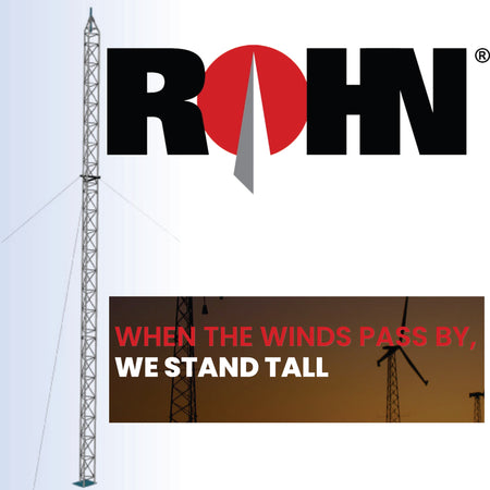 Rohn 70ft Bracketed Antenna Tower Kit