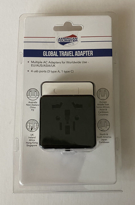 American Tourister Global Travel Adapter AT88-027-001-02