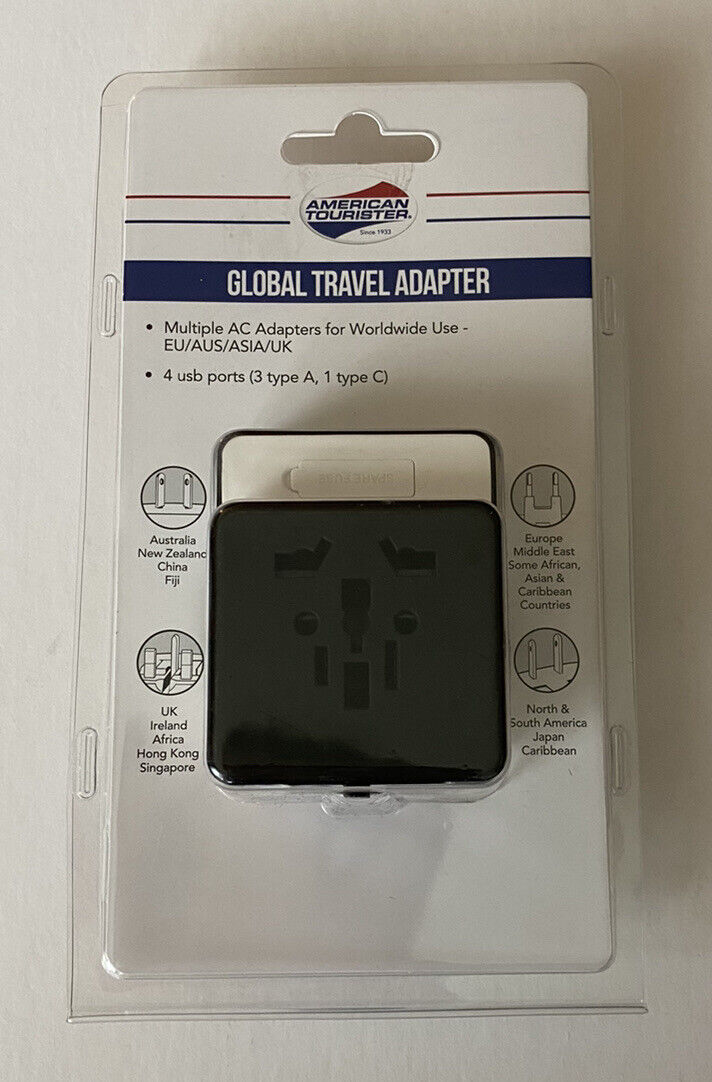American Tourister Global Travel Adapter AT88-027-001-02