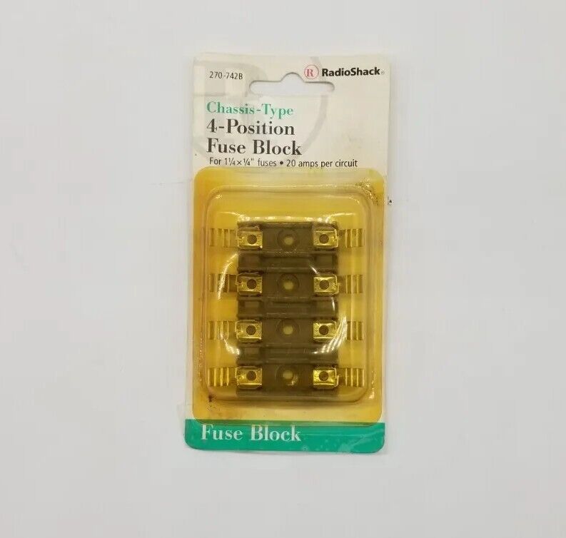 RadioShack 270-742 Chassis-Type 4-Position Fuse Block