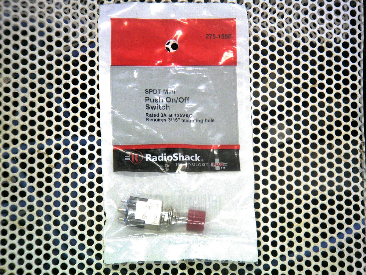Radio Shack 275-1555 SPDT Mini Pushbutton On/Off Switch