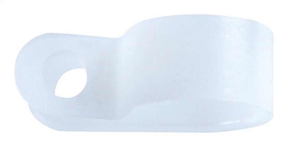 JANDORF Nylon Clamp Natural 3/8x1/2 5 PK 61463